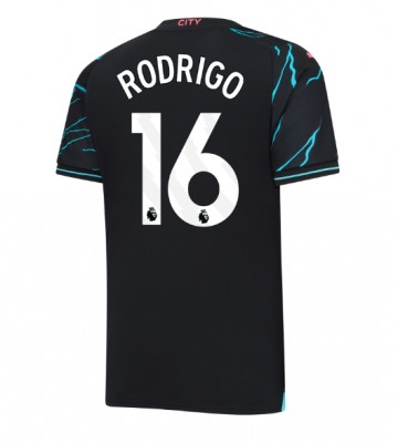 Manchester City Rodri Hernandez #16 Replika Tredjetrøje 2023-24 Kortærmet